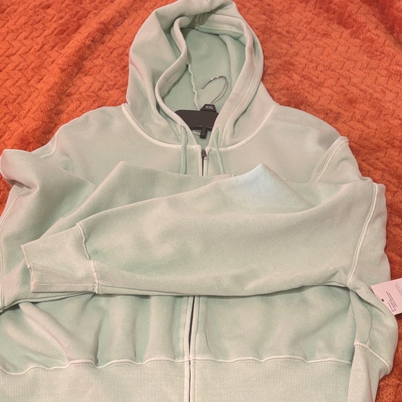 Kohl's Sweaters - Kohl's Faded Mint Full Zip Hoodie